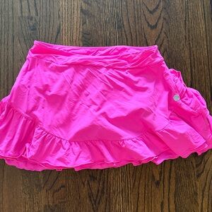 Bright pink Lilly Pulitzer Athletic Skirt